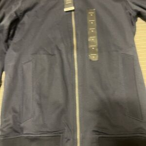 Banana Republic Luxe Touch Men's Dark Blue Lightweight Small with full zip jacke